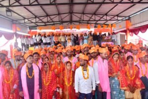 UP News: मुख्यमंत्री सामूहिक विवाह योजना के अंतर्गत 113 जोड़ों का सामूहिक विवाह सम्पन्न 1 WhatsApp Image 2026 07 16 at 10.15.46 1