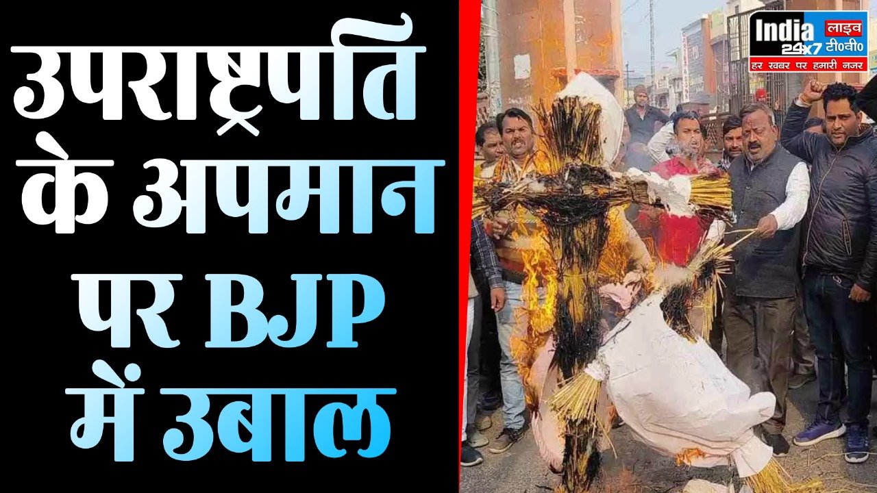 Bulandshahr News: उपराष्ट्रपति के अपमान पर BJP में उबाल! राहुल-सोनिया और कल्याण बनर्जी का फूंका पुतला