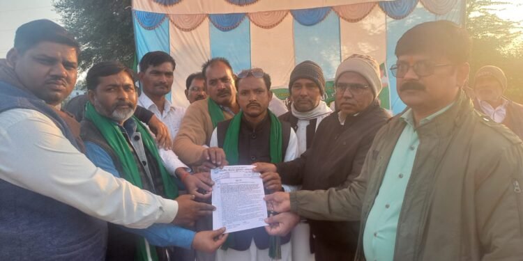 up news: भारतीय किसान यूनियन (लोकतांत्रिक) का धरना प्रदर्शन