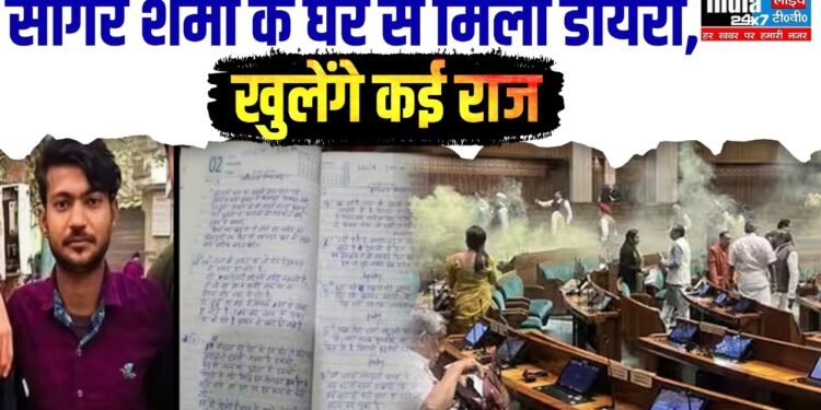 Parliament Security Breach : ‘घर से विदा लेने का समय पास है’, सागर शर्मा की डायरी से खुलेंगे कई राज 1 Parliament Security Breach : ‘घर से विदा लेने का समय पास है’, सागर शर्मा की डायरी से खुलेंगे कई राज
