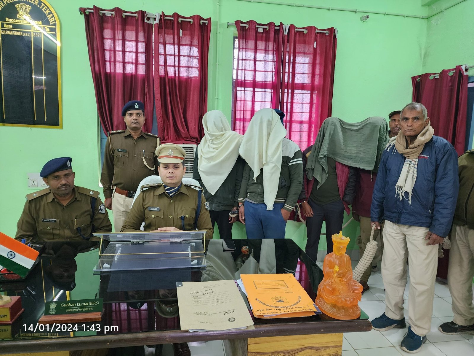 Bihar: गया में लूट की वारदात का खुलासा, पांच लूटेरे गिरफ्तार