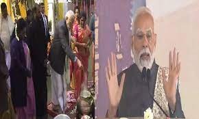 PM Modi: पीएम मोदी केंद्रीय मंत्री एल मुरुगन के घर पहुंचे, मनाया पोंगल त्योहार, दी शुभकामनाएं 1 image 329