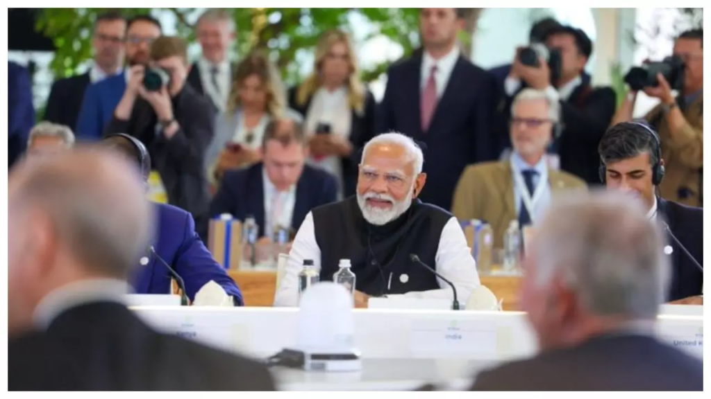 PM Modi Italy: जी-7 सम्मेलन के आउटरीज सत्र में पीएम मोदी का बड़ा बयान, बोले- 2047 तक भारत को विकसित बनाना हमारा संकल्प 2 image 108