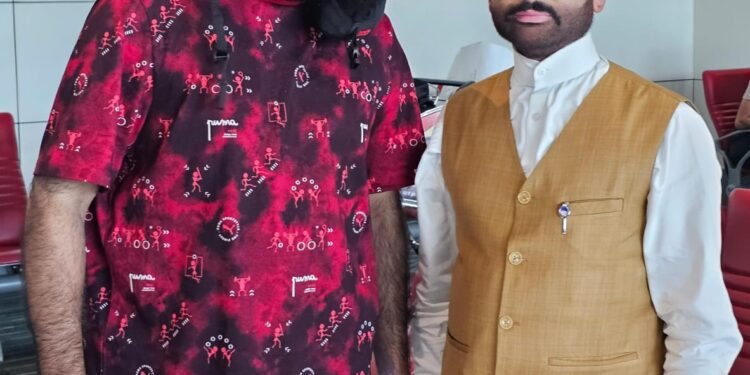 Journalist Dr. Sunil Kumar Verma’Sonu : बिग बॉस 17 के प्रतियोगी सनी आर्या ने मुलाकात कर डॉ. सुनील कुमार वर्मा "सोनू" को जन्मदिन की अग्रिम शुभकामनाएं दी….