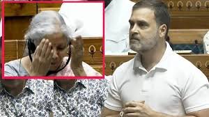 Rahul in Sansad: 'देश का हलवा बंट रहा...', संसद में राहुल ने क्या कहा जो वित्त मंत्री सीतारमण ने पकड़ लिया माथा 2 image 401