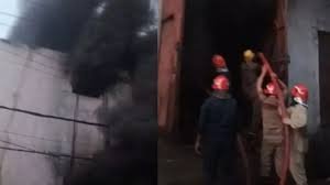 Bawana factory fire: दिल्ली की फैक्ट्री में भयंकर आग, जोरदार धमाके से इमारत ध्वस्त, आसमान तक छाया काला धुआं 2 image 246