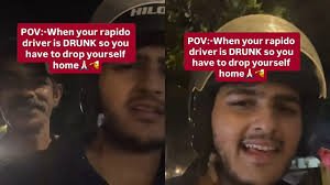 Rapido Rider: रैपिडो बुक करने पर आया ‘पियक्कड़’ राइडर, उसे पीछे बिठा खुद बाइक चलाकर घर पहुंचा कस्टमर 1 image 17
