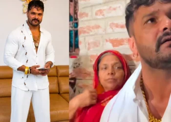 Khesari Lal Yadav Bharat Kumar Tiwari: खेसारी लाल यादव मिले भरत कुमार तिवारी के परिवार से, सरकार पर साधा निशाना, देखें क्या कहा एक्टर ने 15 mary 2