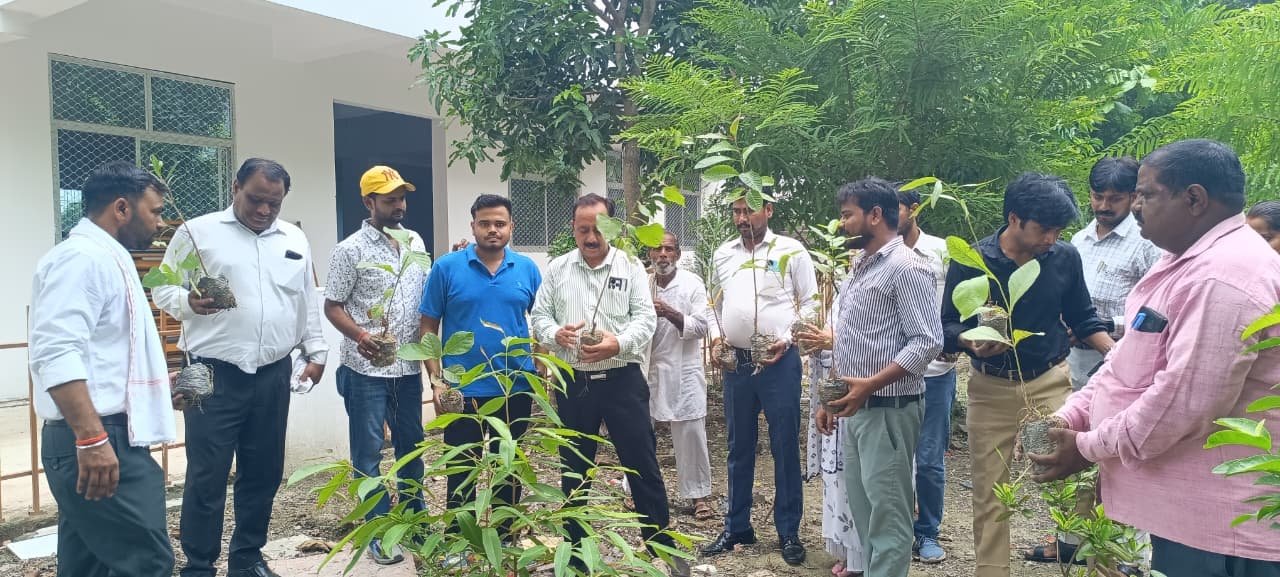 Barabanki News: "एक पेड़ माँ के नाम" अभियान के अंतर्गत क्यू.एफ. महाविद्यालय, निंदूरा (बाराबंकी) में भव्य वृक्षारोपण कार्यक्रम आयोजित